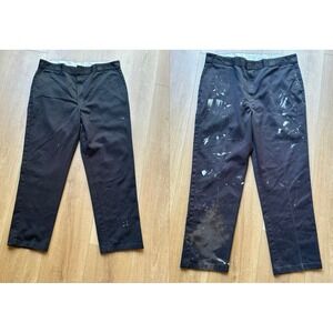 Pair of Vintage‎ Dickies Paint Splatter Work Workwear Skate Grunge Pants 39x31